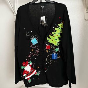 Berek Studio black Santa Sweater